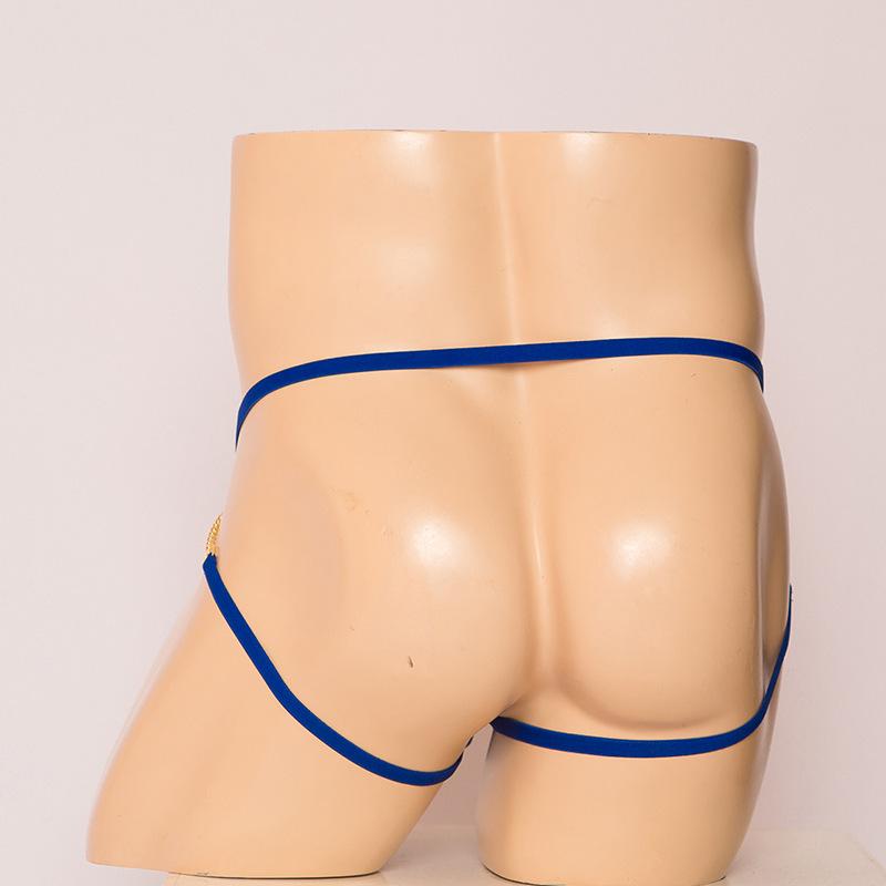 Versuchung Auslaufende Gesäßbacken Herren Sexy Hosenträger Spitze Perspektive Tasche mit JJ Set Freie Sex-Slips