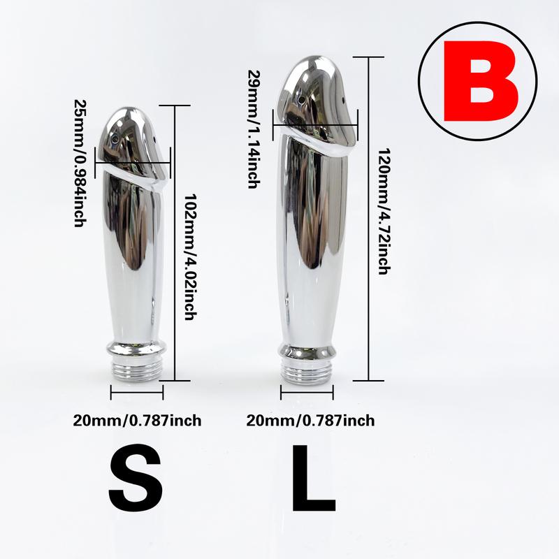 ABS anal vaginal douche butt flush Conversion head for outdoor use Butt plug multi-function enema plug-in shower sex toys