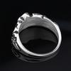 Trendy Retro Mushroom Star Ring Stainless Steel Fashion Jewelry for Women Men
