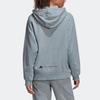 adidas X Stella McCartney Kooperation Solides Logo Mikro-Badge Sportlich Lässige Kapuzenjacke Damen Jacke Grau HB7405