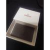 Used New OMEGA Omega card case with box (gray color)