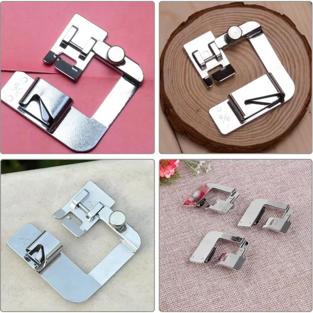 1Set 13 19 25mm Domestic Sewing Machine Foot Presser Foot Rolled Hem Feet For Brother Singer Sew Accessories