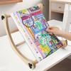 Portable Wood Embroidery Stand With Adjustment Natural Wood Sewing Frame For Home Or Travel Use