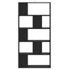 Bookshelf Black Oak Effect 80.5 x 23.5 x 162.5 cm PB