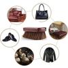 1Pc Horsehair Wooden Brush Shoe Polishing Brush Polishing Buffing Brush Seat Handle Dashboard Roof Cleaning Brush