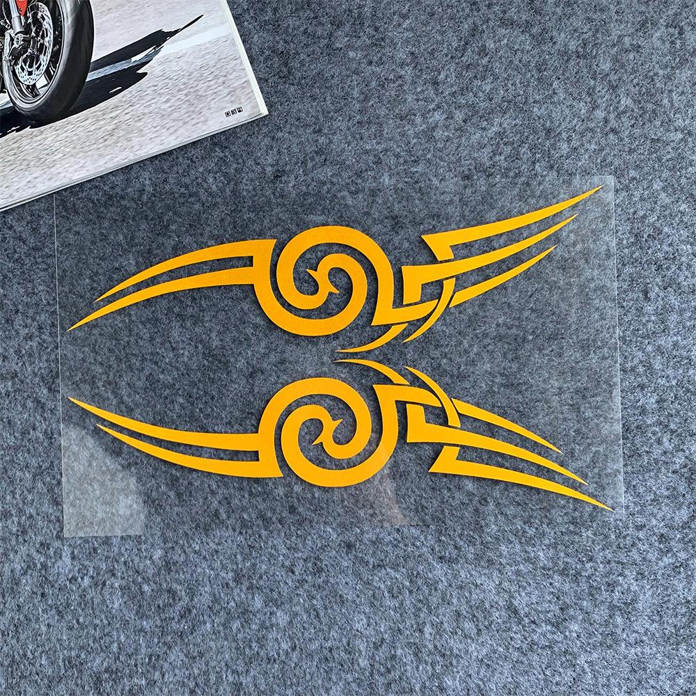 Helm Modifikation Wasserdicht Reflektierend Dekorativ Kratzschutz Abdeckung Aufkleber Set