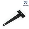 Galvanized Black Triangular T-Hinge for Doors and Windows, 2-12 Inch