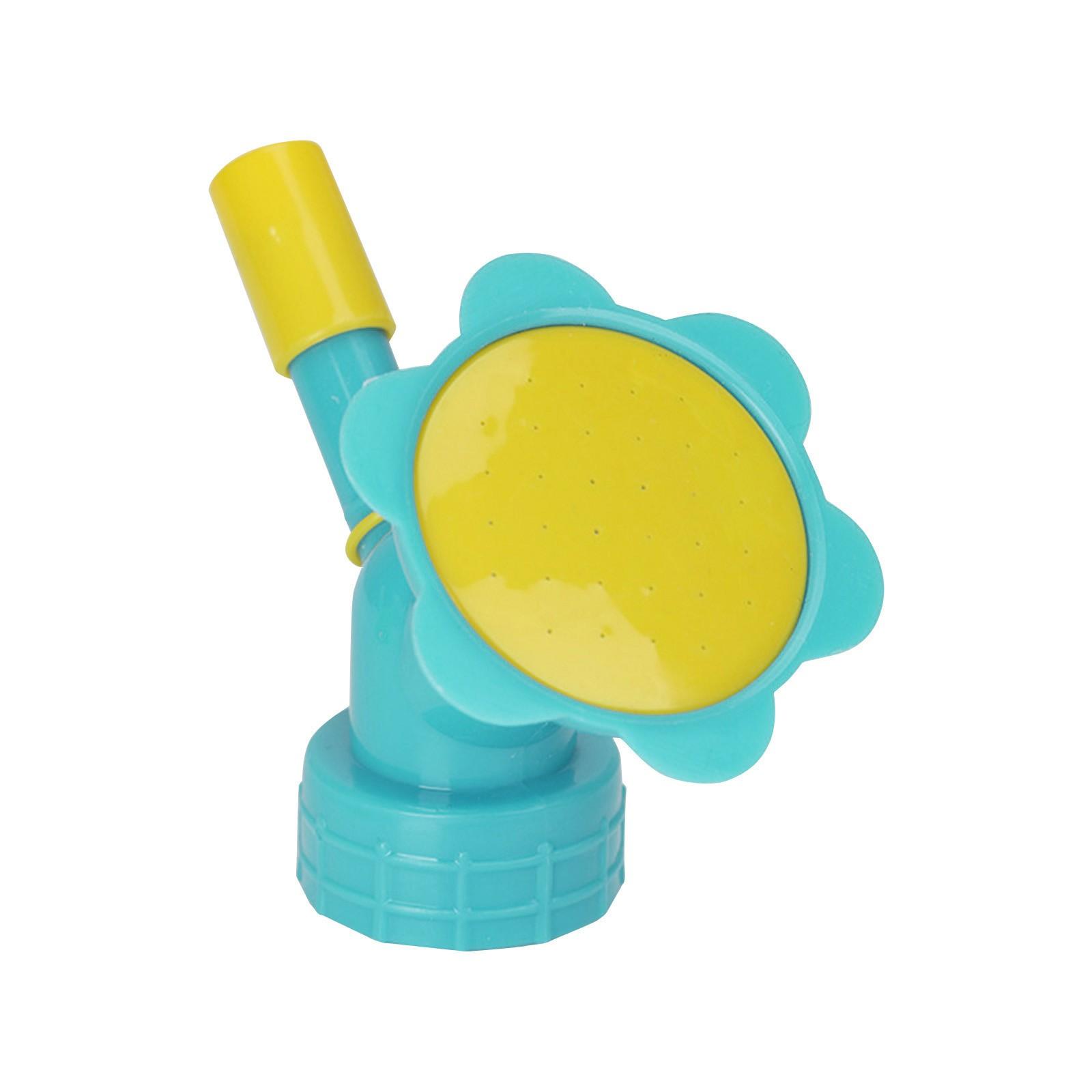 

Спринклер с крышкой для бутылки, носик для полива бутылки с двойной головкой, спринклерная головка для лейки для комнатных рассады, садовый инструмент One Size небесно-голубой