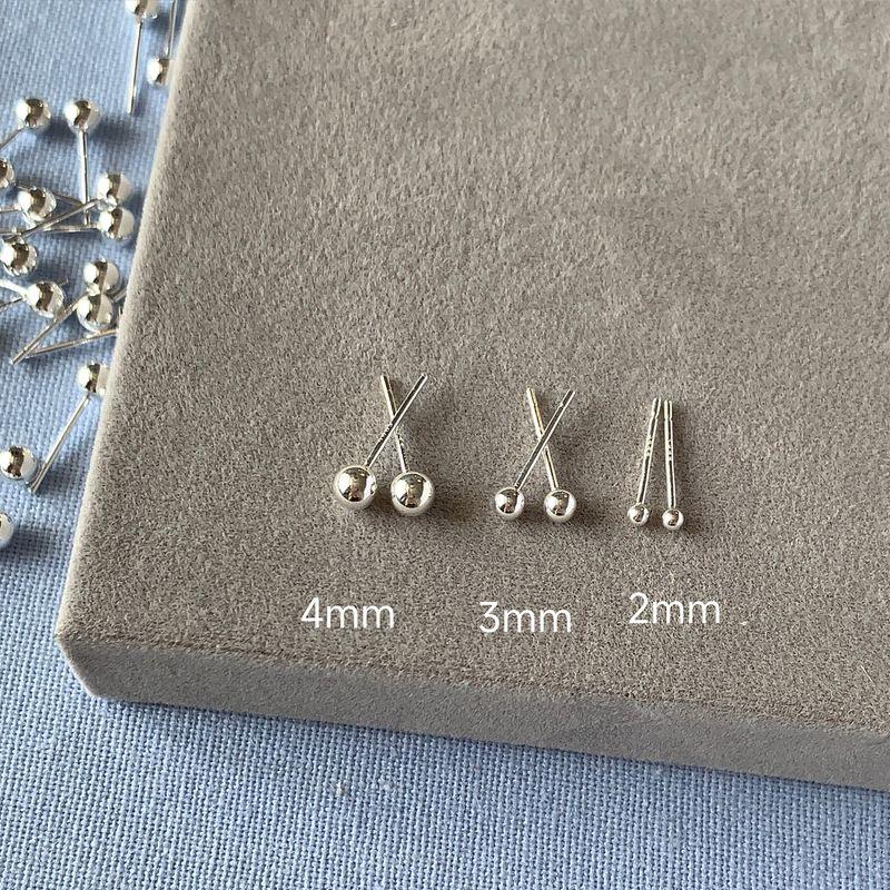 

Grandiflorum East Flow Japanese and Korean Easiest for Match Sterling Silver 999 Ear Studs Niche Style Ear-Caring Work Clothing Graceful Earrings