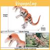 Velociraptor Dinosaur Model With Plastic Construction For Kids Learning Play And