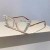 Anti Blue Light Cat Eye Glasses Trendy Leopard Thick Frame Unisex Ladies Eye Protection Fashion Eyewear