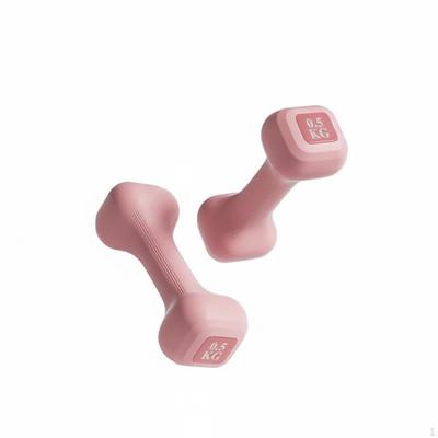 2 Pieces Recovery Hand Weights Comfortable Grip Dumbbell Pair Contoured Handle Lightweight