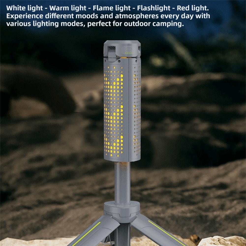 Stepless Dimming Folding Camping Light Multi-color Lighting Outdoor Waterproof Lamp  Camping Use