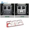 For BMW E60 2005-2010 Rear AC Outlet Vent Frame Cigarette Lighter Decor Trim Stickers