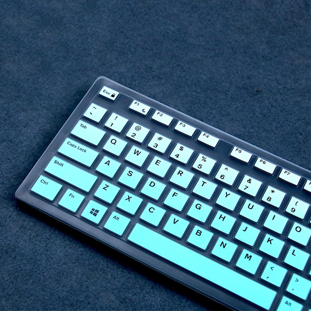Laptop Tastatur Schutzhüllen für Dell KB216 KM636 AIO 3277 Silikon Tastaturfolie Transparent Skin Schutzzubehör