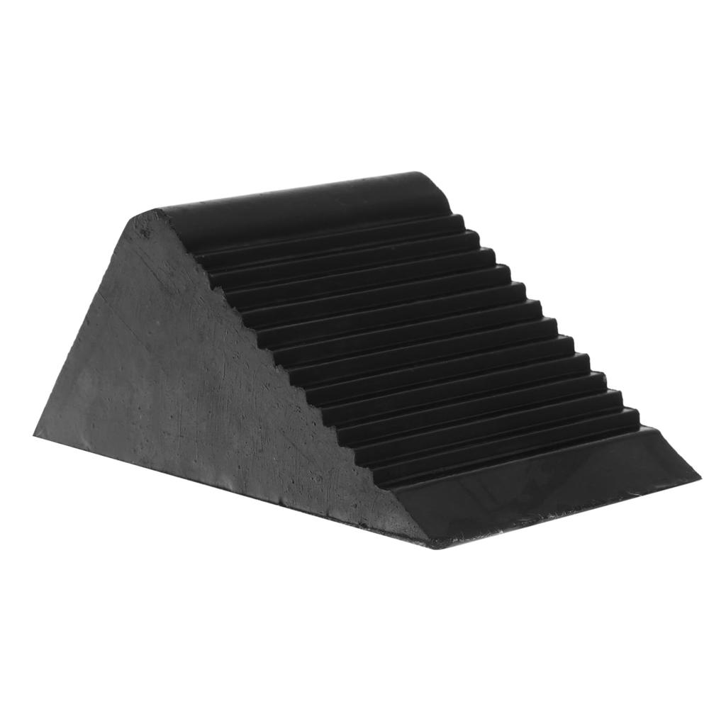 ABOOFAN Wheel Chock Rubber Wheel Stopper Vehicle Wheel Chock Triangle Wheel Block Trailer Camper Wheel Stopper Vehicle Wheel Stabilizer