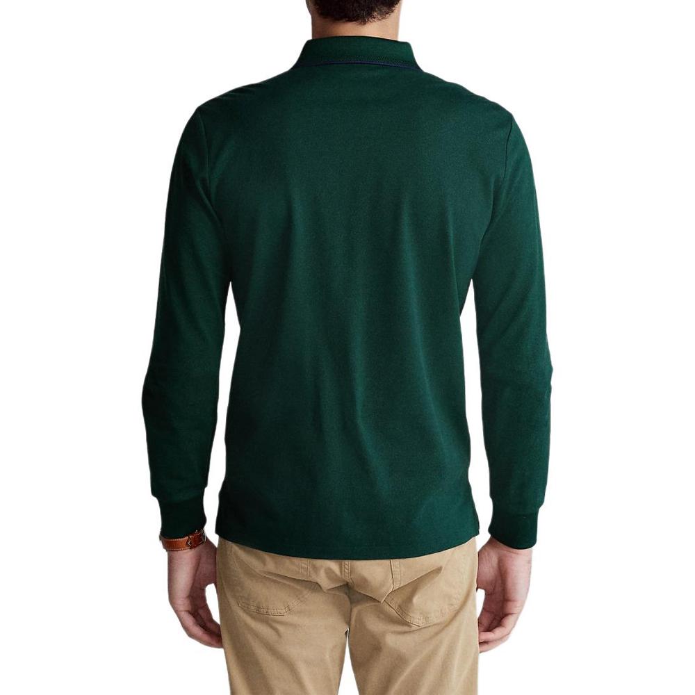 Polo Ralph Lauren Ss24 Pony Logo Besticktes Poloshirt Herren Oberteile Dunkelgrün MNPOKNI16820815-300