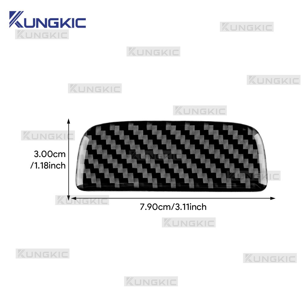 Real Soft Carbon Fiber Sticker For Renault Megane Fluence 3 RS 2009 2010 2011 2012 2013 2014 LHD RHD Co-pilot Box Switch Trim