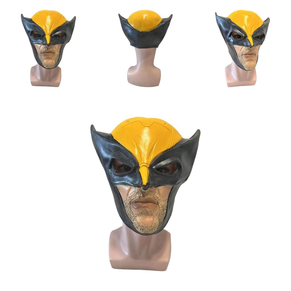 Marvel Maska Wolverina Halloween Cosplay Rekvizita Pryskyřice Polomechanické Umění Pro Fanoušky