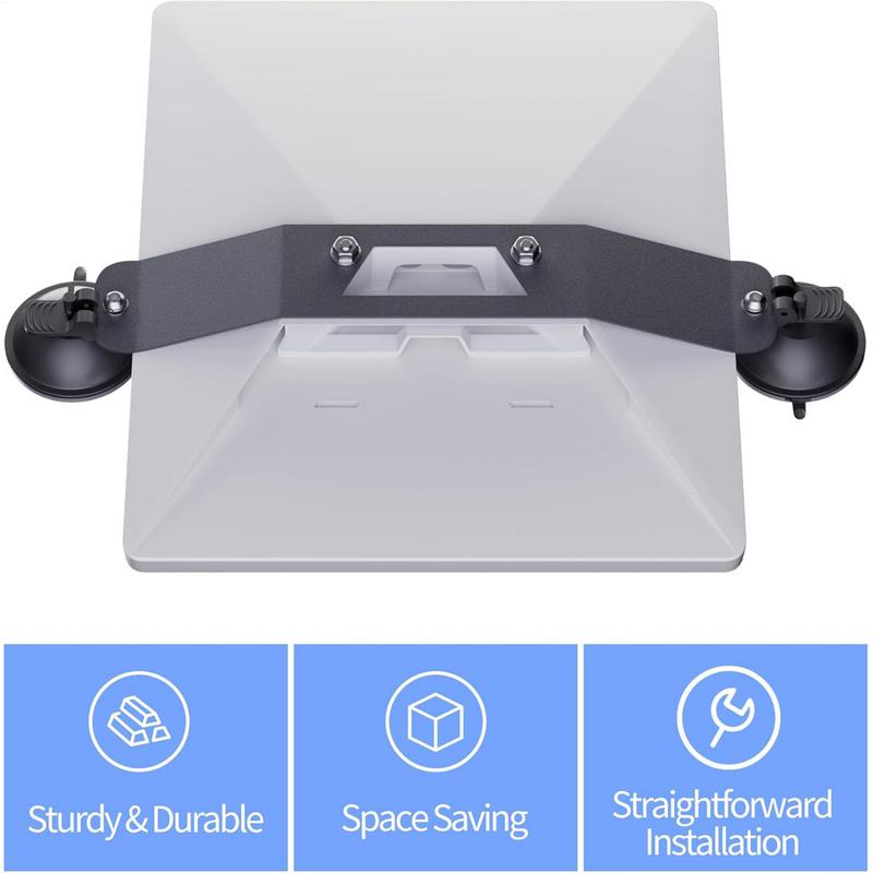 Suction Cup Antenna Roof Holder Car Antenna Bracket Flexible Adjustment Kickstand For Sunroof Front Window Rear Window