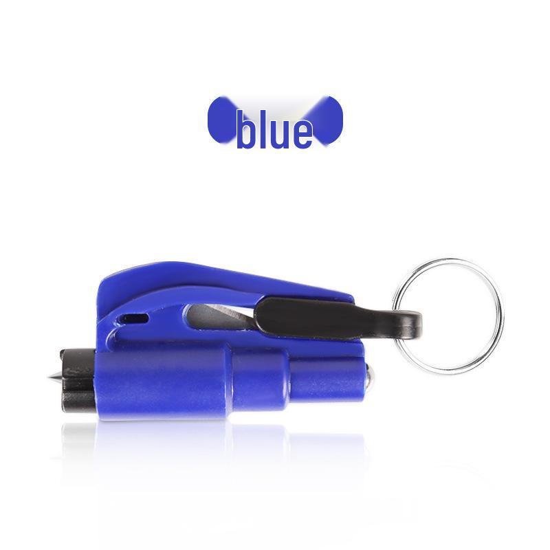 Three-in-One Car Keychain: Emergency Window Breaker and Escape Tool