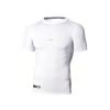 Solid Color Crew Neck Short Sleeve T-Shirt Men Tops White 1358643-100