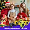 Remote Control Car, RC Car Toys for 6-12 Year Old Boys, Off Road RC Stunt Car 4WD 360° Rotating Remote Control Car