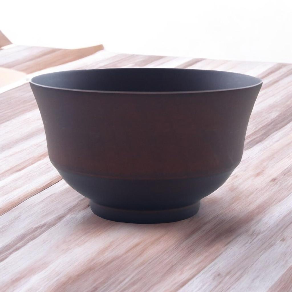 Miso polévka Tmavá x Aktuální model J-kitchens Miska, Dřevěná, Kisai, Hnědá, Miska, L, 12.5cm 7.5cm,