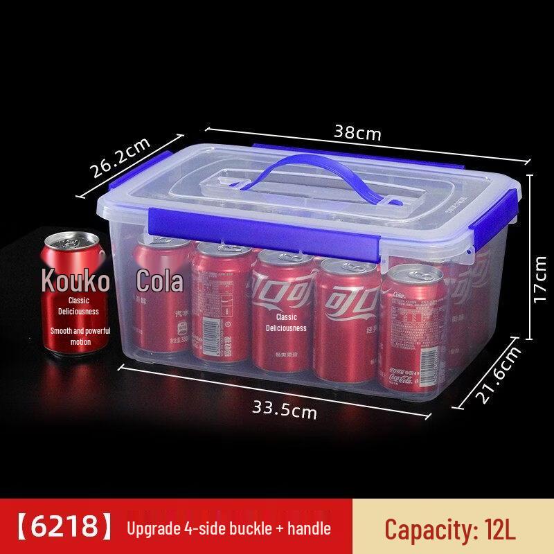 DMPP Transparent Portable Fresh-keeping Storage Box