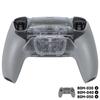 eXtremeRate RISE4 Plus MAX Back Paddle Kit Compatible with PS5 Controller 040 with Bottom Shell Clicky Trigger Stop Rubber Remappable Back Button Kit