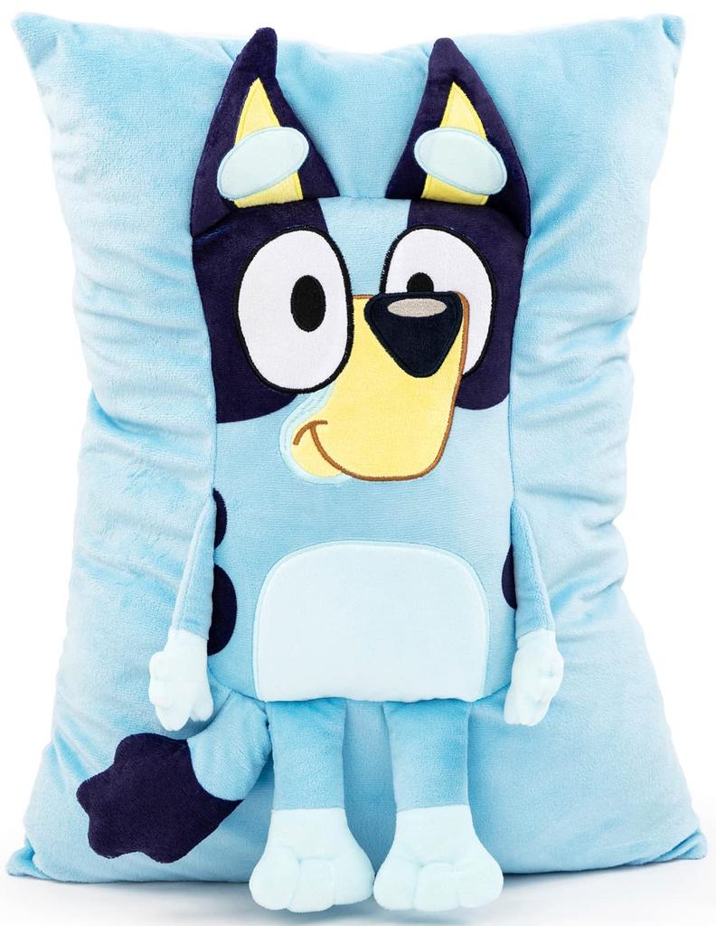 Bluey Snuggle Pillow – Super Soft Plush Decorative Throw Pillow – Measures 15 Inches (Official Bluey Product)