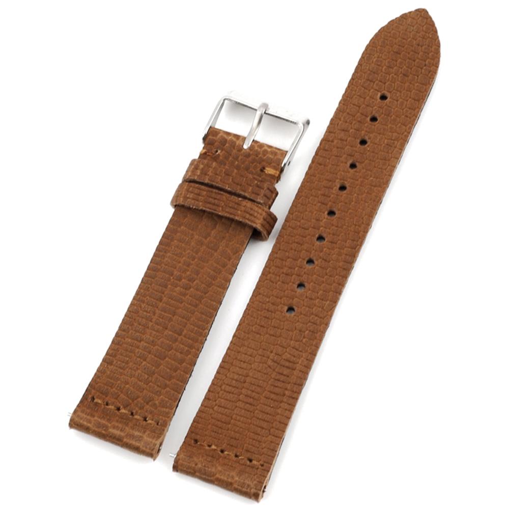 Lizard Pattern Genuine Leather Watch Band 18mm 19mm 20mm 22mm Replacement Bracelet Watch Strap for Men Women Watches Accessories