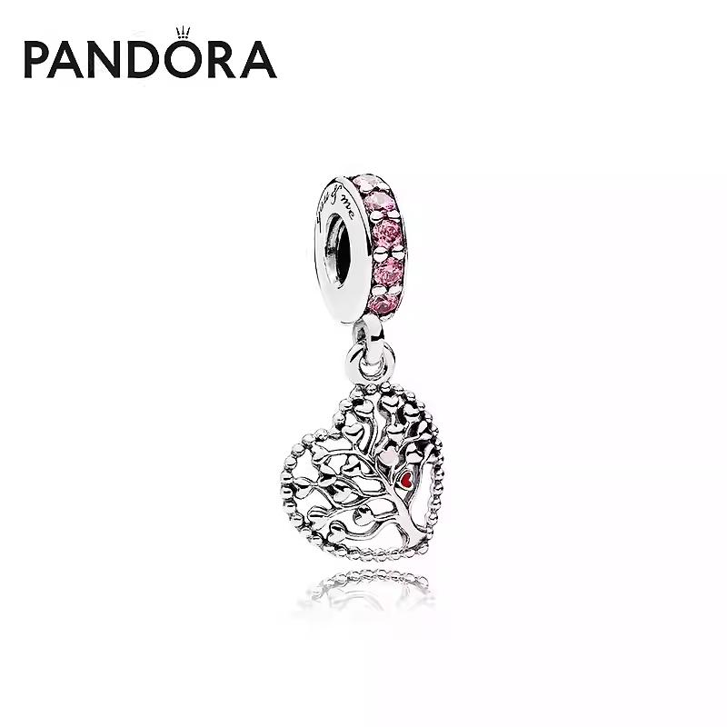Pandora Heart Tree Charm Unisex Charm 796592CZSMX Silver,F