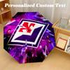 8‑Rib Automatic Umbrella, Fiorentina Design Foldable Umbrella for Sun Rain Protection Travel