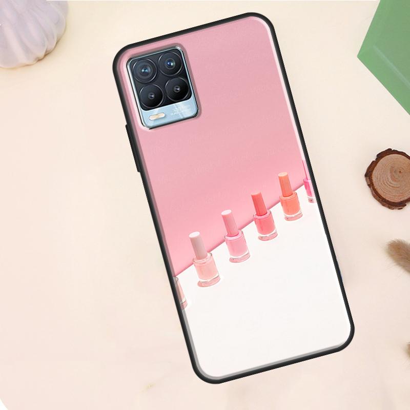 Schöne Nagellack-Emaille-Farbhülle Für Realme C63 C61 C65 C67 C75 C55 C51 C53 C35 C71 11 12 13 14 15 Pro Plus GT6 GT7 Pro