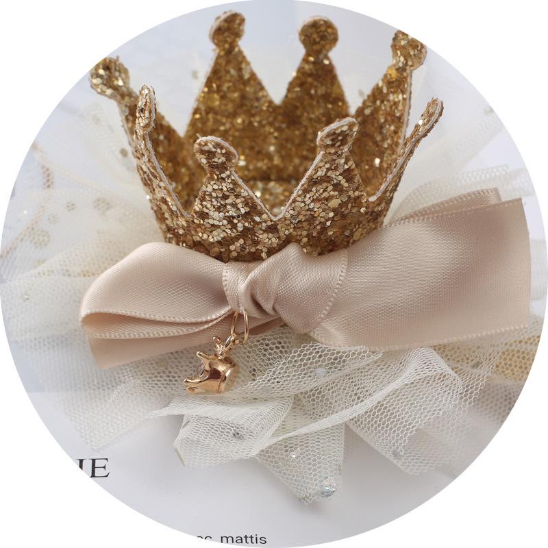 Korean Style 3D Crown Hair Accessories for Girls – Princess Side Clip and Baby Headband.
