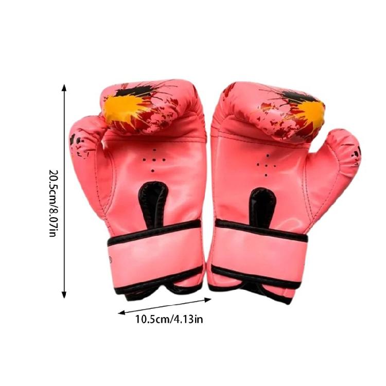 Kids Boxing Gloves Professional Children Boxing Gloves Hand Protector Breathable Children Fighting Gloves for Boys Girl