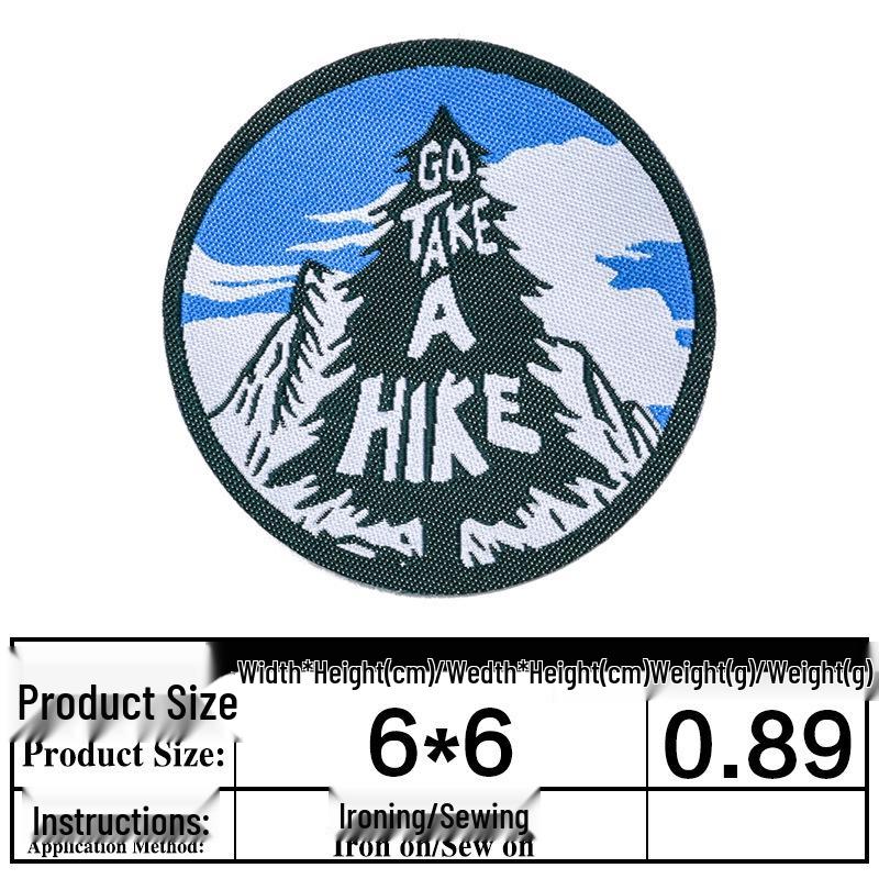 Junle Iron-On Woven Label & Cloth Patch Set