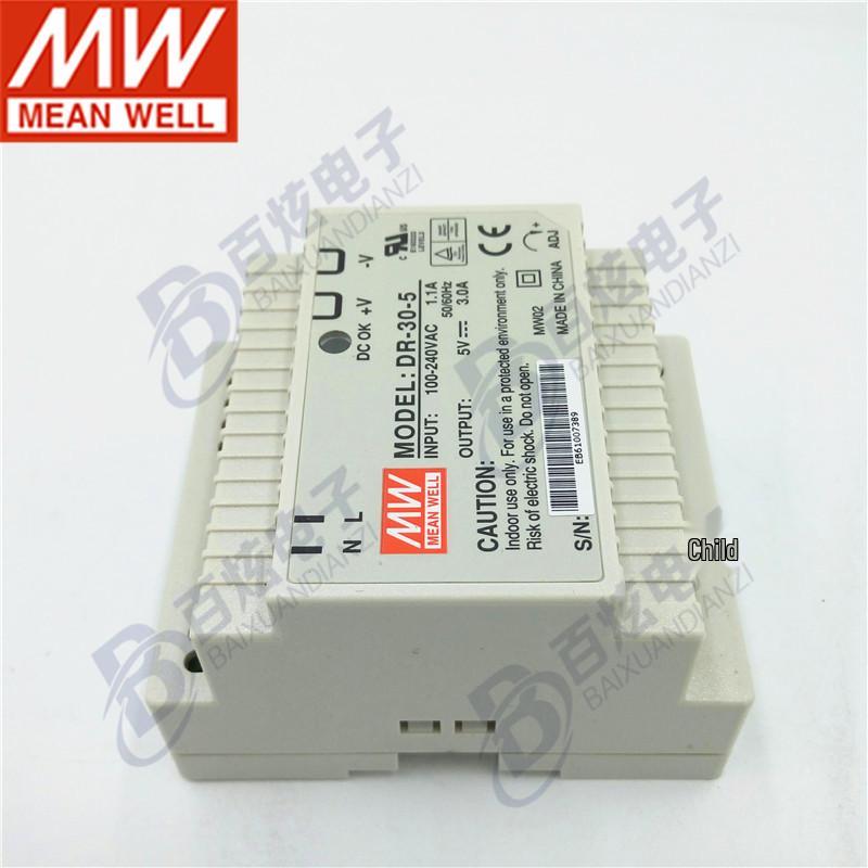 DIN Rail DR-30-5 15W 5V 3A Switching Power Supply