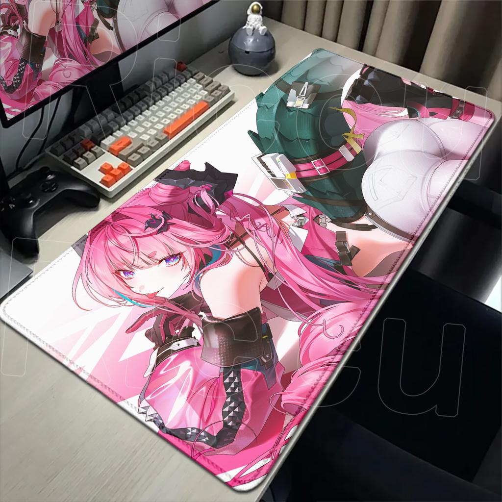 XXL Game Arknights Endfield Yvonne Mouse Pad Rug Non-slip Rubber Gamer Computer Mats Desk mat Laptop Office Large protective pad