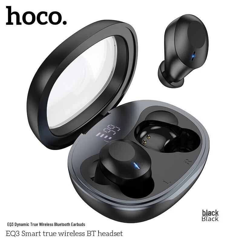 

Hoco EQ3 True Wireless Earbuds with Transparent Digital Display Case