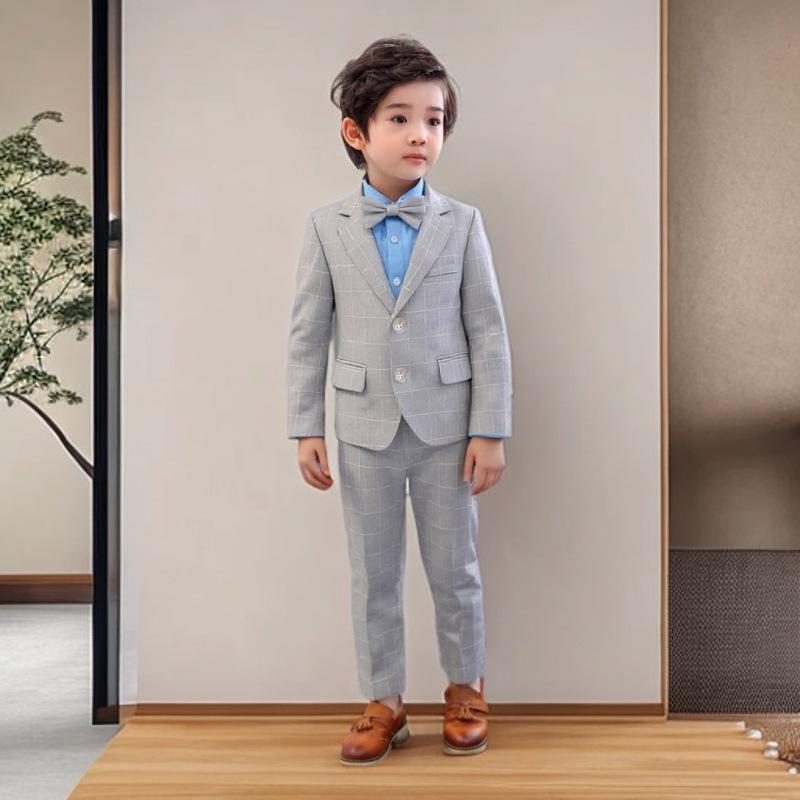 2025 Autumn Boys' Three-piece Suit Set