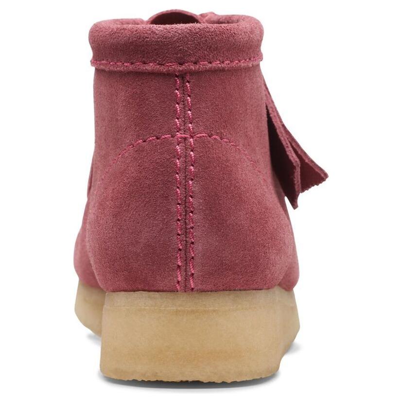 Clarks Wallabee Comfortable Round Toe Short Boots Women Boots Pink 26168667
