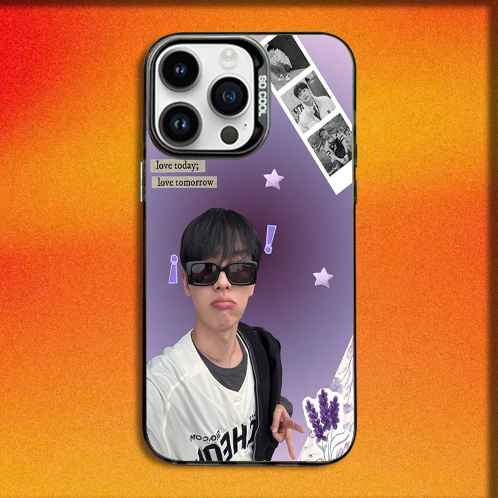 Actor C-Choi Hyun Wook Phone Case For iPhone 16,15,14,13,12,11,Mini,Pro,E,MAX Black Candy Matte Shockproof Cover