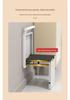 Ultra-Thin Japanese-Style Wall-Mounted Folding Stool for Multifunctional Use