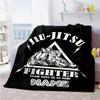 Judo Customize Your Name Blanket Lightweight Customizable Blanket Warmthful Decor Perfect for Couch Seaside Home Decor Living Room