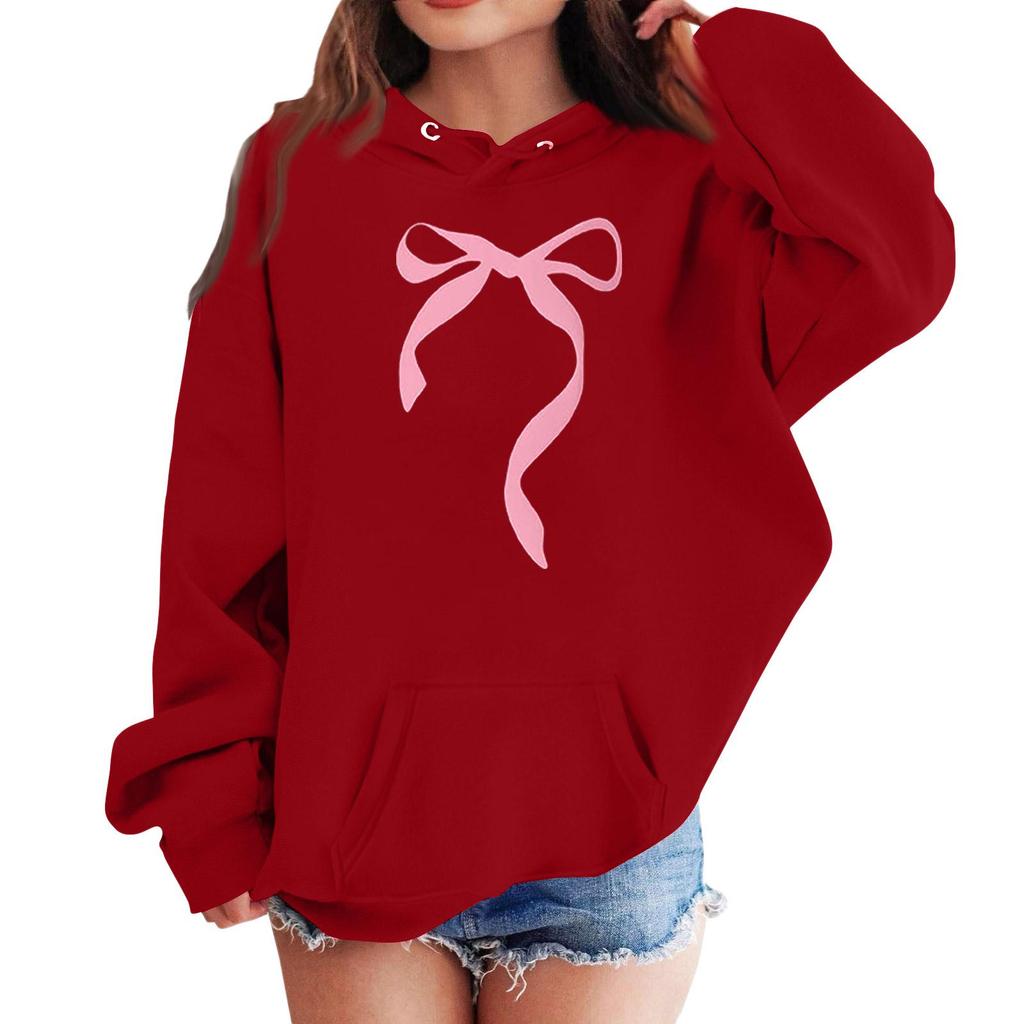 Sweatshirts For Teen Girls Hoodies Long Sleeve Drawstring Pullover Cute Oversized Hoodie