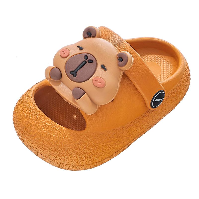 Children's Indoor Bath Slippers Soft Bot Summer Cartoon Anti-Slip Cute Kids Ower Slippers Comfortable Home
