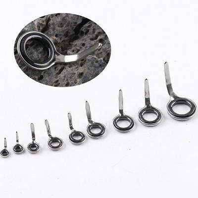 Single Leg Eye Ceramic Ring O Ring Fishing Rod Tip Repair Kit Durable Fishing Rod Guide