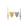 MOC Military Medieval Building Blocks Accessories Soldier Figures Bicolor Weapons Crossbow Sword helmet Tomahawk Toy Gift X006
